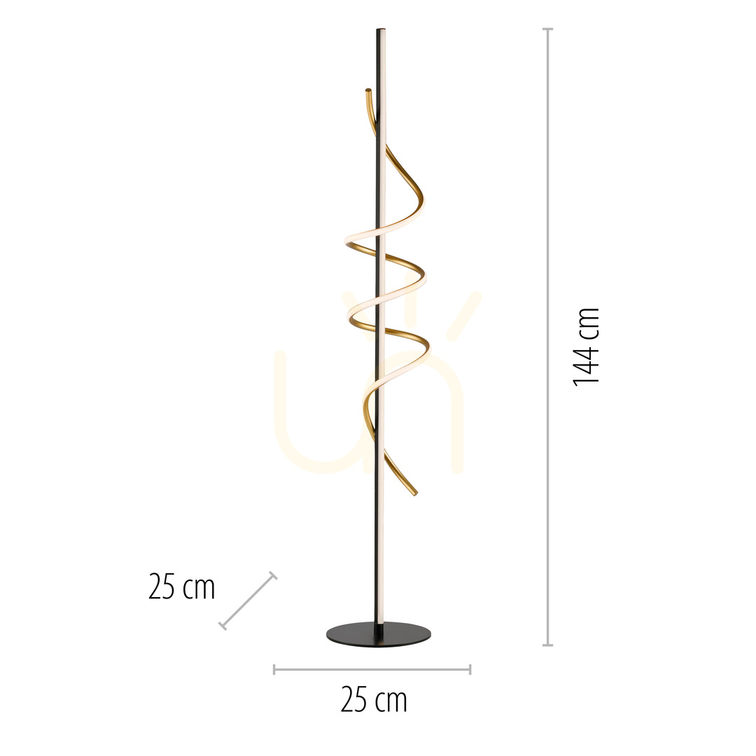 Display EMANDA 19110-68 Brass 1xLED Floor Lamp EMANDA 19110-68 Brass 1xLED Floor Lamp