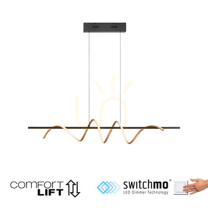 EMANDA Pendant Lamp 19113-68 Brass 1xLED small 1