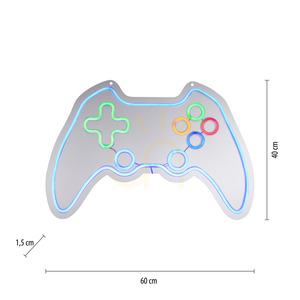 NEON-GAMER wall lamp 85022-70 Multicolor 1xLED small 6