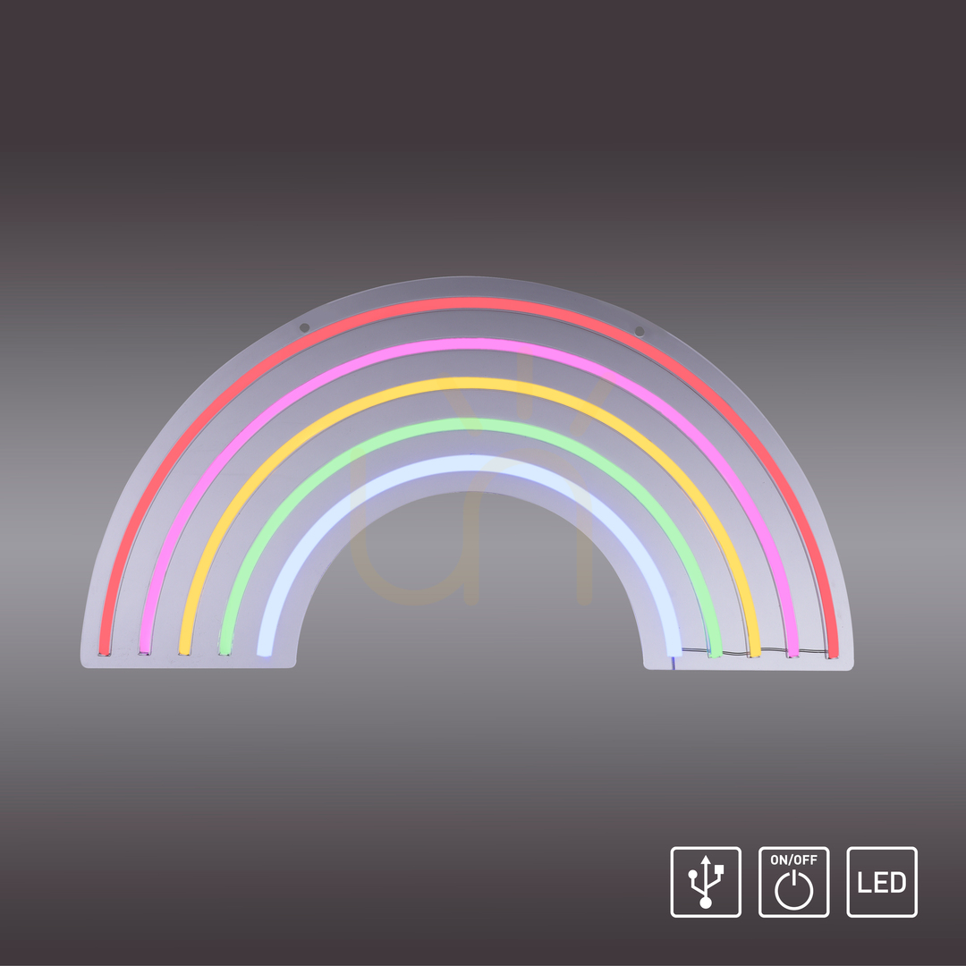 Display NEON-RAINBOW wall lamp 85024-70 Multicolor 1xLED NEON-RAINBOW wall lamp 85024-70 Multicolor 1xLED