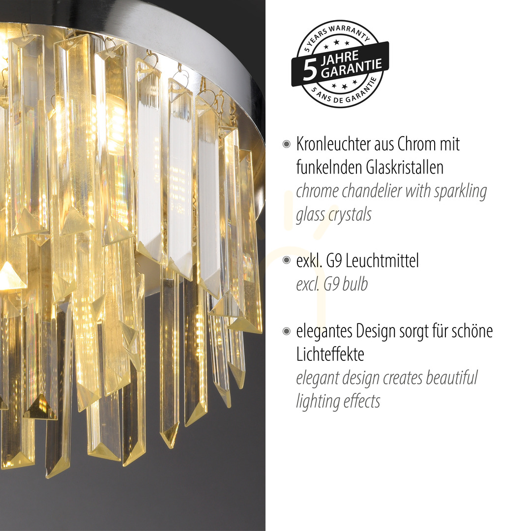 Show Plafond KULUNKA 15048-17 Chrome 4xG9 Plafond KULUNKA 15048-17 Chrome 4xG9