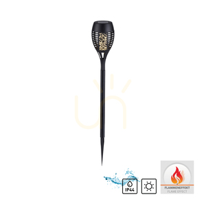 Zuma Line FACKEL-SOL 19107-18 black solar garden spike LED small 1
