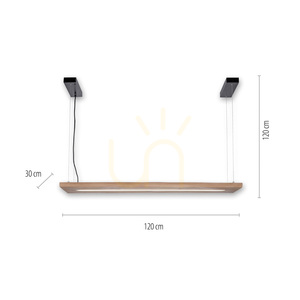 PALMA Pendant Lamp 2625-79 Black 1xLED small 7