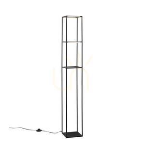 Paul Neuhaus CONNI 401-18 floor lamp with shelves, black, 140 cm, 3000 K small 1