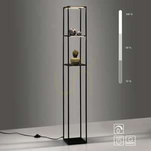 Paul Neuhaus CONNI 401-18 floor lamp with shelves, black, 140 cm, 3000 K small 11