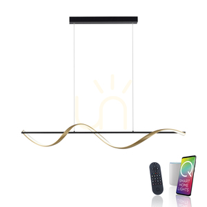 Q-SWING Pendant Lamp 2385-13 Brass 1xLED small 1