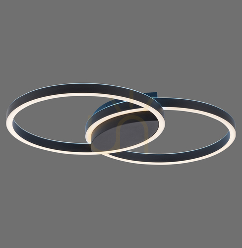 Check Plafond Q-MARKO 6145-18 Black 2xLED