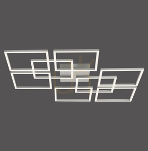 Plafond Q-INIGO 6015-55 Silver 8xLED small 0