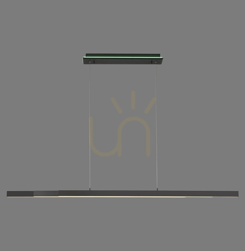 Check Q-ARIAN 2569-13 Anthracite 4xLED Pendant Lamp