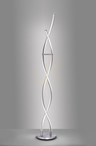 Q-MALINA Floor Lamp 439-55 Silver 2xLED small 11