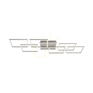 Paul Neuhaus Q-INIGO 6014-55 LED ceiling light, steel-coloured, 7 light elements, CCT small 11