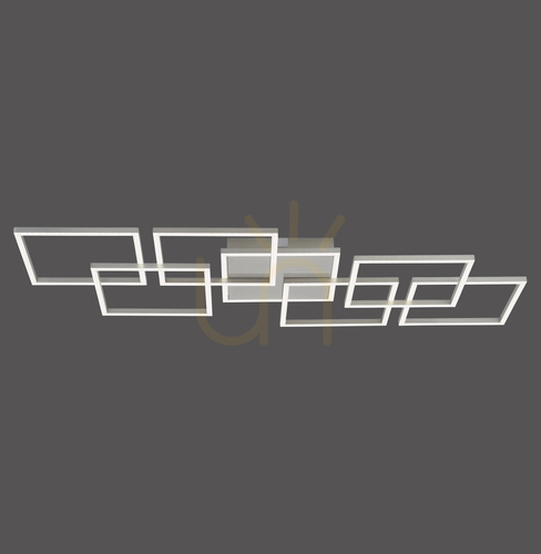 Check Plafond Q-INIGO 6014-55 Silver 7xLED