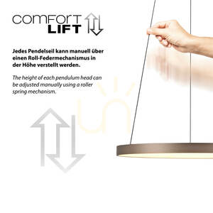 HOOP Pendant Lamp 2851-36 Bronze 1xLED small 6