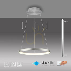 HOOP Pendant Lamp 2851-95 Silver 1xLED 10 HOOP Pendant Lamp 2851-95 Silver 1xLED small 10
