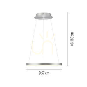 HOOP Pendant Lamp 2851-95 Silver 1xLED 8 HOOP Pendant Lamp 2851-95 Silver 1xLED small 8