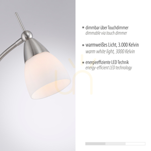 PINO Floor Lamp 400-55 Silver 1xG9 small 3