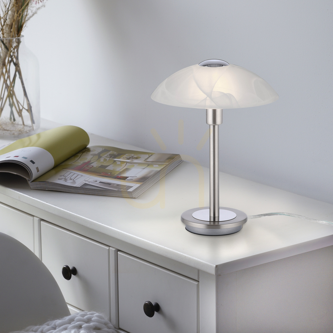 Preview ENOVA Table Lamp 4026-55 Silver 1xG9 ENOVA Table Lamp 4026-55 Silver 1xG9