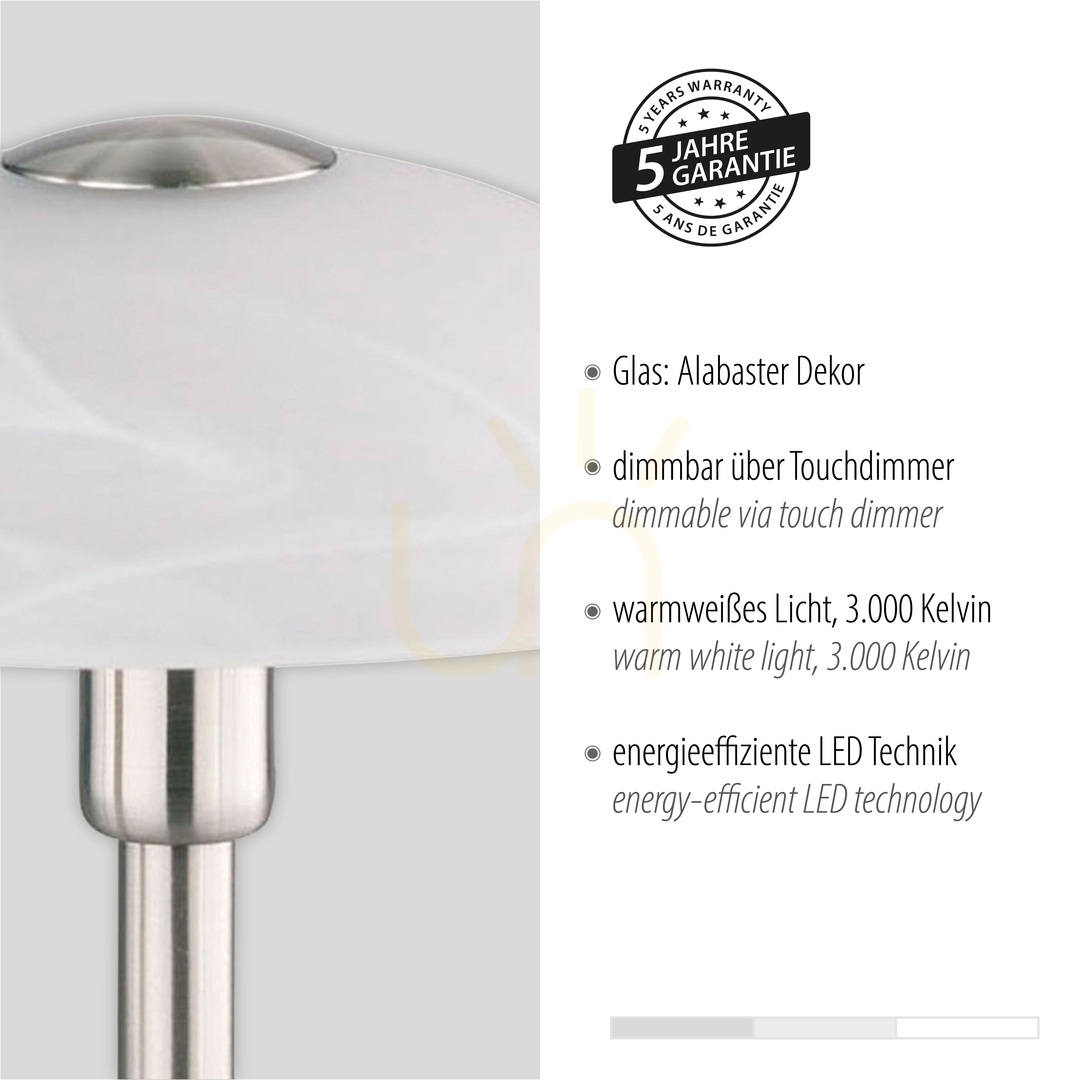 Show ENOVA Table Lamp 4026-55 Silver 1xG9 ENOVA Table Lamp 4026-55 Silver 1xG9