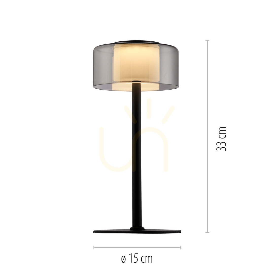 Display RIKA Table Lamp 4110-18 Black 1xLED RIKA Table Lamp 4110-18 Black 1xLED