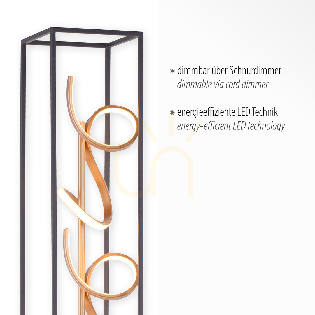 Display SELINA Floor Lamp 415-18 Black 3xLED SELINA Floor Lamp 415-18 Black 3xLED