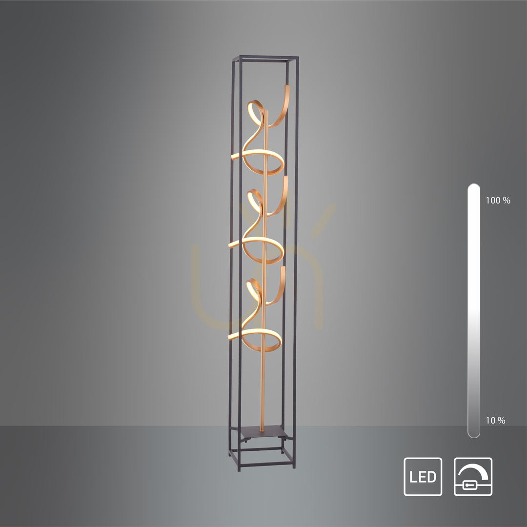 Display SELINA Floor Lamp 415-18 Black 3xLED SELINA Floor Lamp 415-18 Black 3xLED