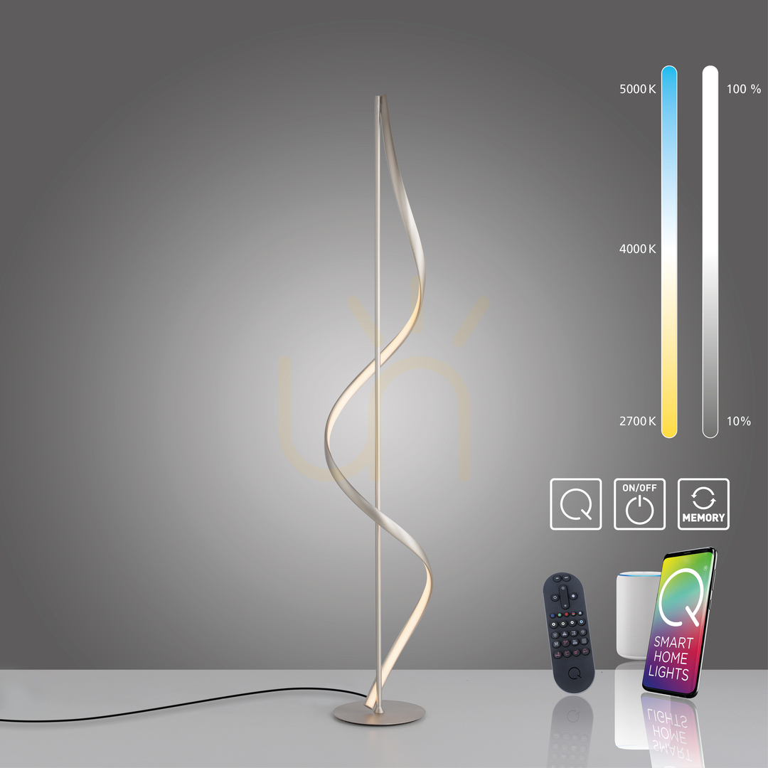 Preview Q-SWING Floor Lamp 438-55 Silver 1xLED Q-SWING Floor Lamp 438-55 Silver 1xLED