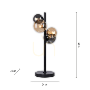 POPSICLE Table Lamp 4585-18 Tinted 4xG9. small 8