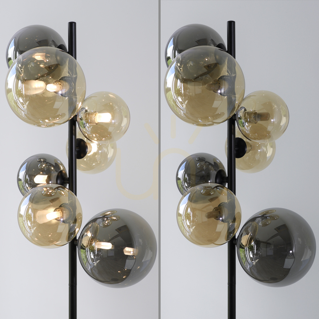 Show POPSICLE Floor Lamp 585-18 Tinted 7xG9. POPSICLE Floor Lamp 585-18 Tinted 7xG9.