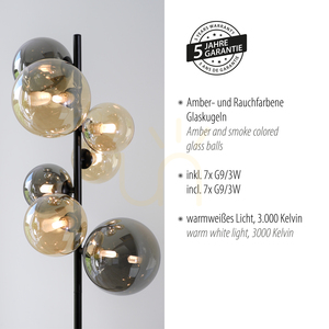 POPSICLE Floor Lamp 585-18 Tinted 7xG9. 4 POPSICLE Floor Lamp 585-18 Tinted 7xG9. small 4
