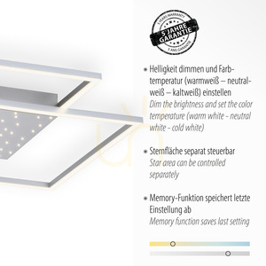 Plafond YUKI 6024-55 Silver 3xLED 3 Plafond YUKI 6024-55 Silver 3xLED small 3