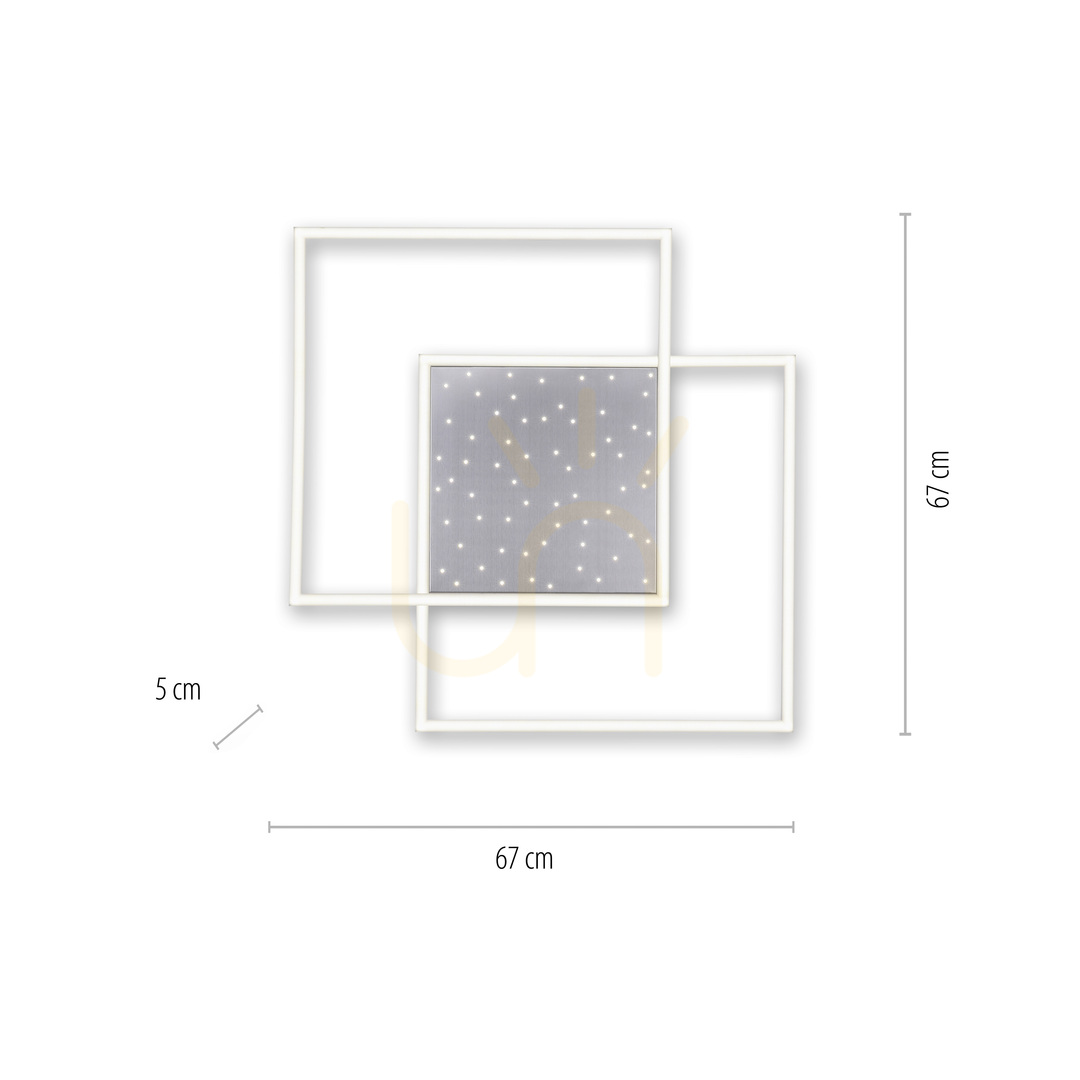 Preview Plafond YUKI 6024-55 Silver 3xLED Plafond YUKI 6024-55 Silver 3xLED
