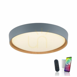Plafond Q-EMILIA 6118-15 Grey 1xLED small 1