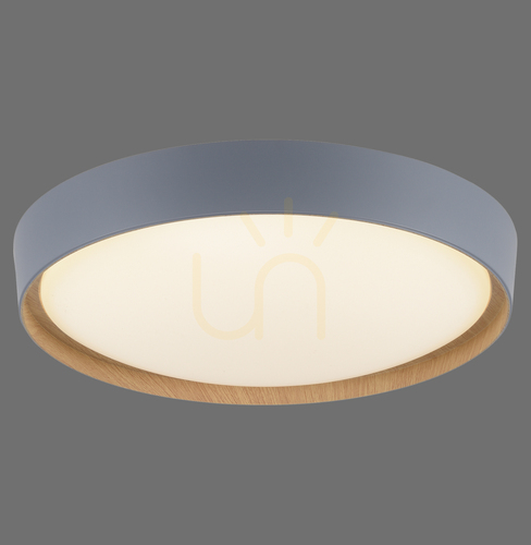 Check Plafond Q-EMILIA 6118-15 Grey 1xLED