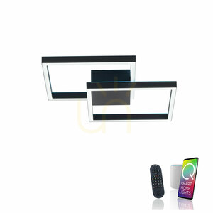 Plafond Q-MARKO 6144-18 Black 2xLED small 1