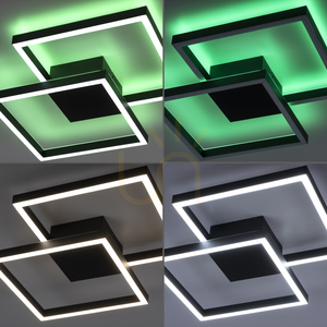 Plafond Q-MARKO 6144-18 Black 2xLED small 13
