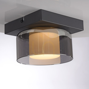 Plafond RIKA 6162-18 Black 1xLED small 9