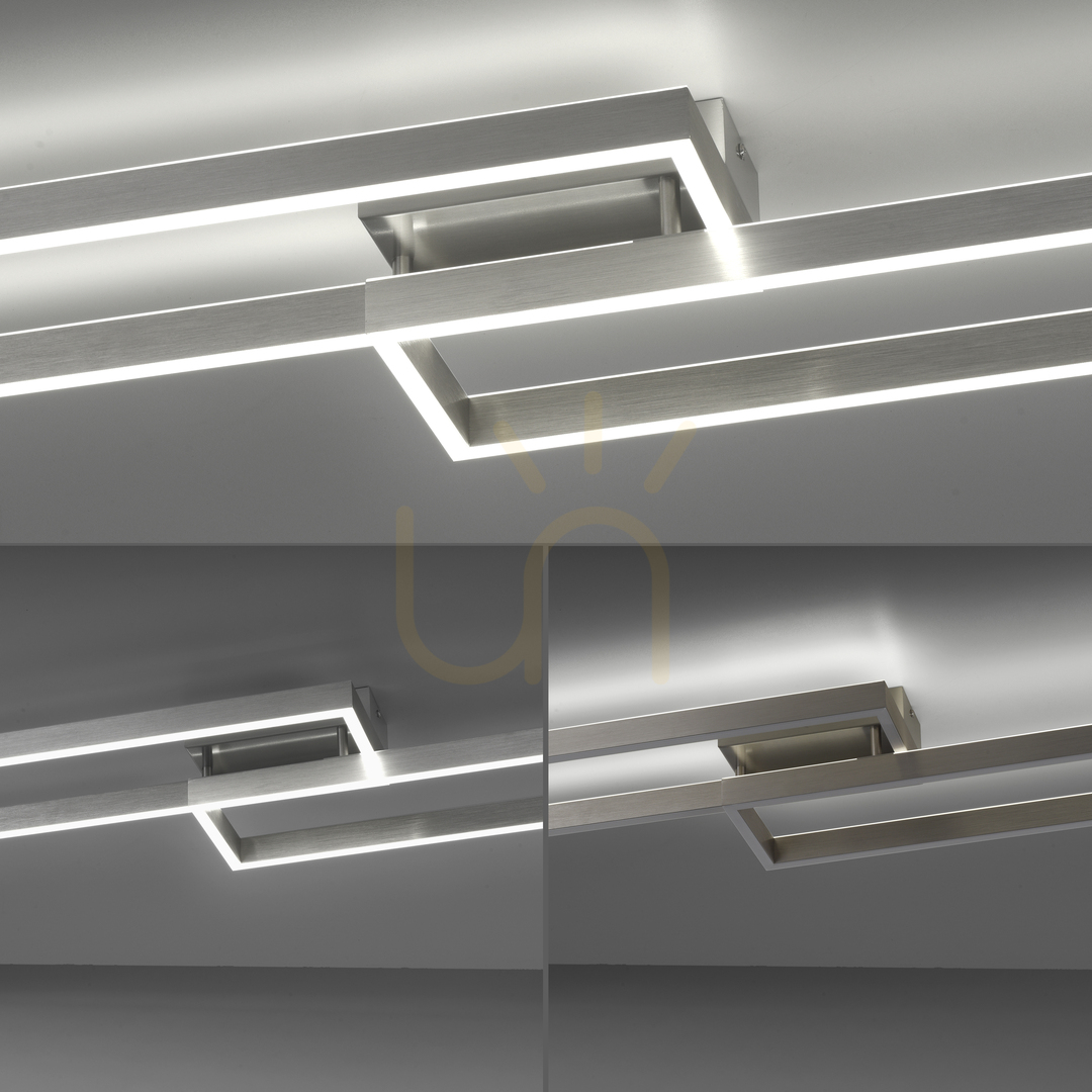 View Plafond PAAN 6231-55 Silver 2xLED Plafond PAAN 6231-55 Silver 2xLED