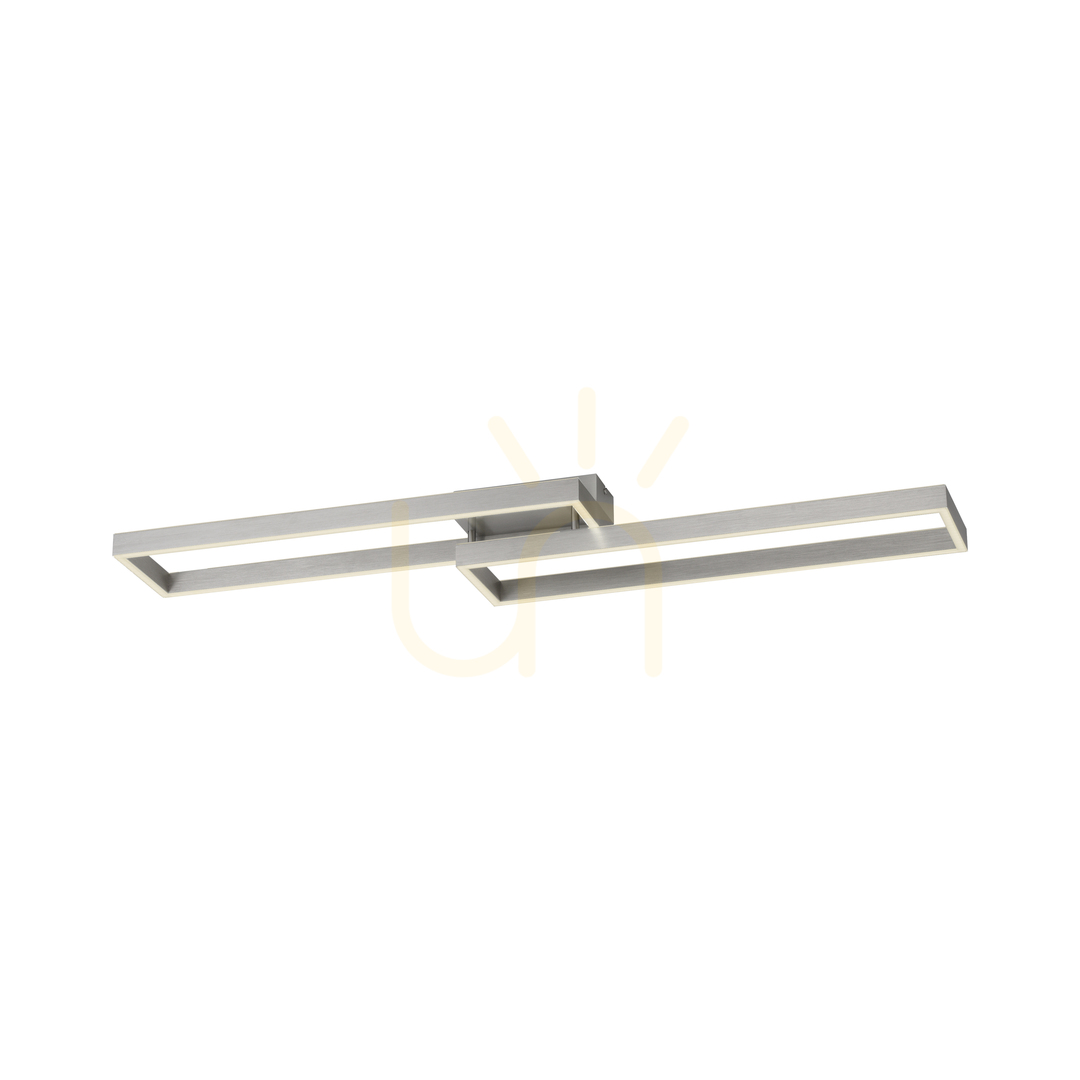 View Plafond PAAN 6231-55 Silver 2xLED Plafond PAAN 6231-55 Silver 2xLED