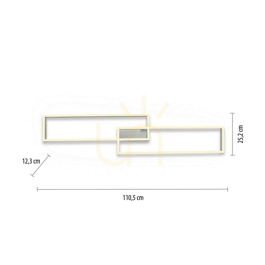 Preview Plafond PAAN 6231-55 Silver 2xLED Plafond PAAN 6231-55 Silver 2xLED