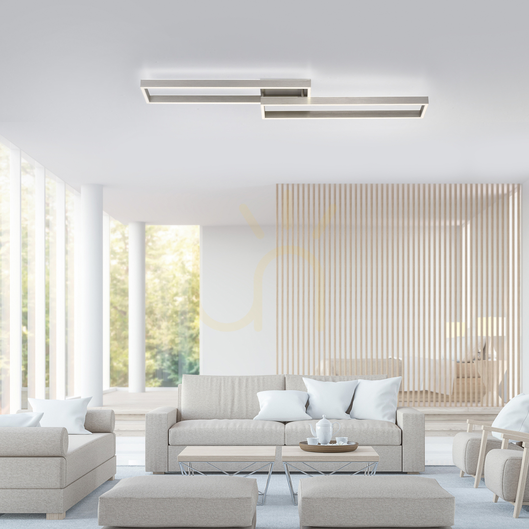 Show Plafond PAAN 6231-55 Silver 2xLED Plafond PAAN 6231-55 Silver 2xLED