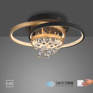 Plafond ROTAZO 6267-68 Black 1xLED small 11