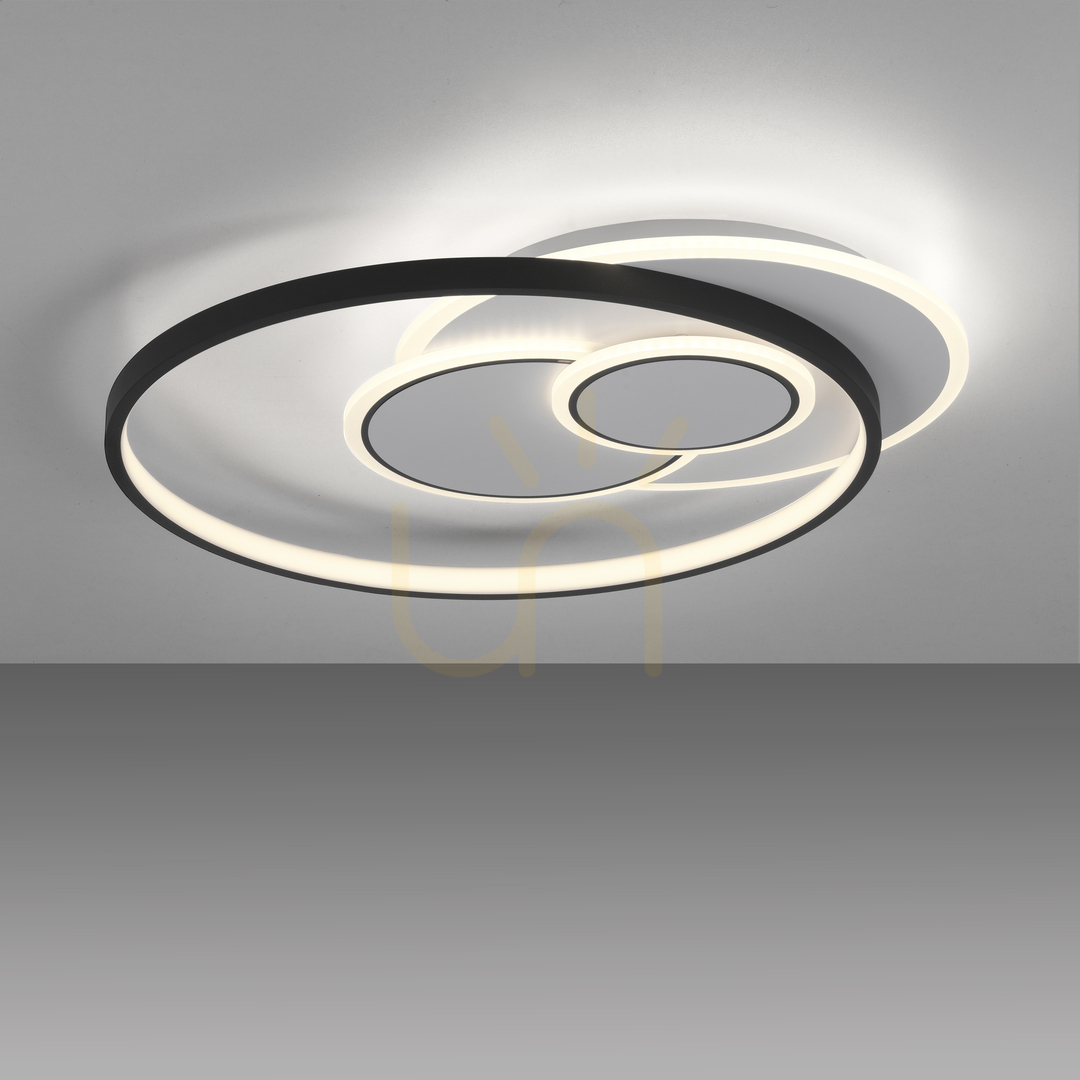 Check Plafond MAILAK 6392-16 Black 4xLED Plafond MAILAK 6392-16 Black 4xLED