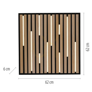 Wall lamp Q-AKUSTIK 6423-79 Wood 1xLED 8 Wall lamp Q-AKUSTIK 6423-79 Wood 1xLED small 8