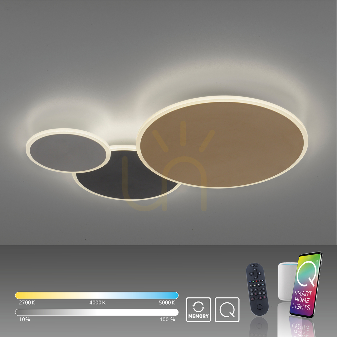 Display Wall lamp Q-PIATO 8007-70 Multicolor 3xLED Wall lamp Q-PIATO 8007-70 Multicolor 3xLED
