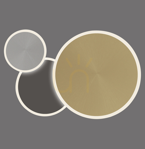 Check Wall lamp Q-PIATO 8007-70 Multicolor 3xLED
