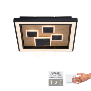 Plafond ELIZA 6283-79 Black 1xLED small 1