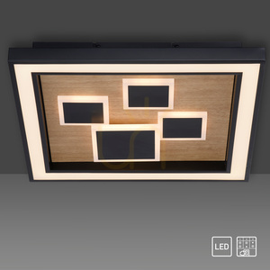 Plafond ELIZA 6283-79 Black 1xLED small 10