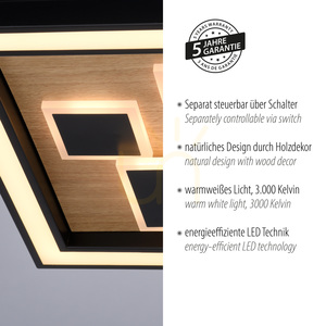 Plafond ELIZA 6283-79 Black 1xLED small 4