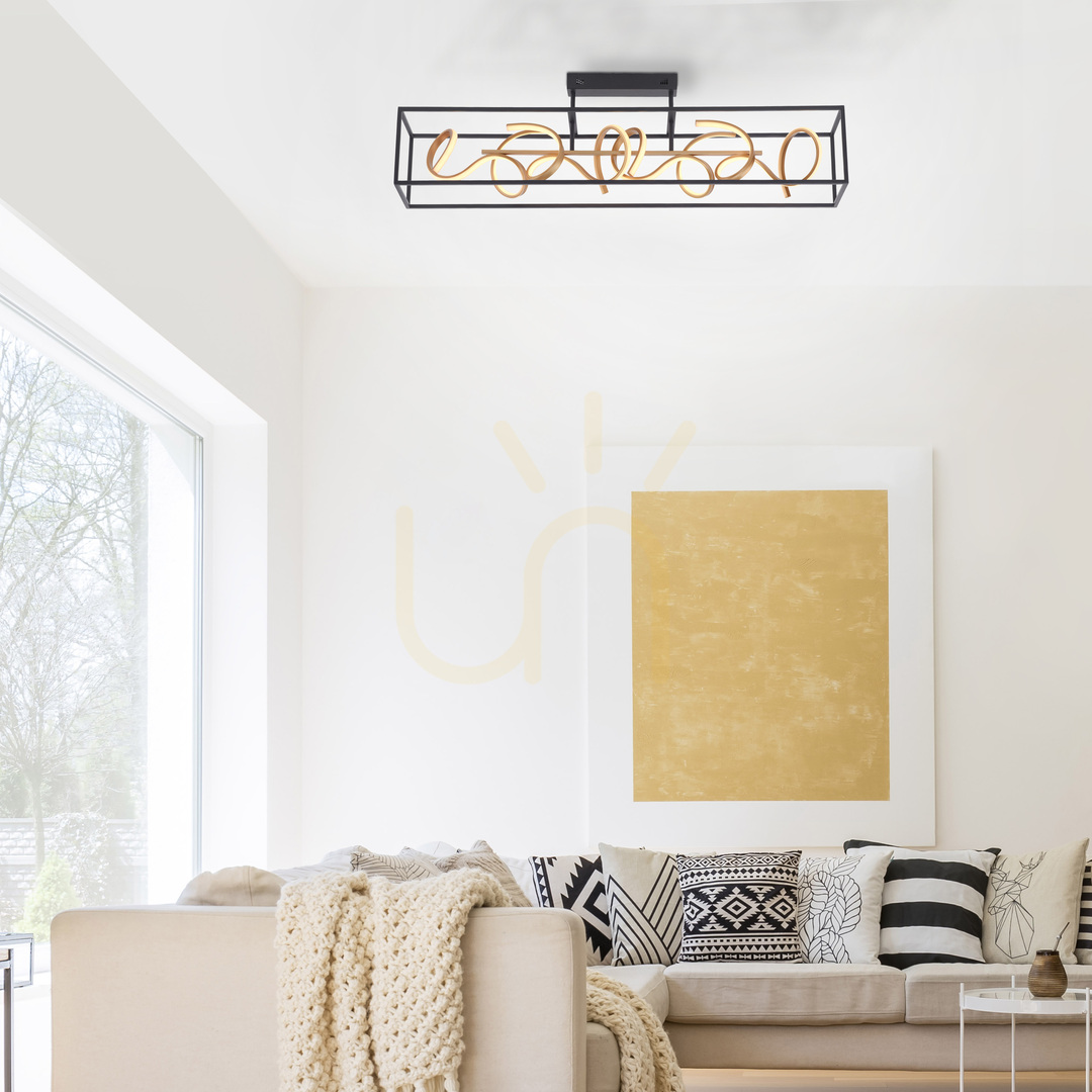 Preview Plafond SELINA 6473-18 Black 4xLED Plafond SELINA 6473-18 Black 4xLED