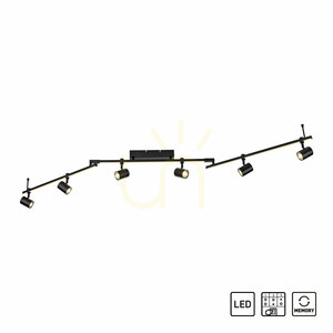 Plafond BARIK 6526-18 Black 7xGU10 1 Plafond BARIK 6526-18 Black 7xGU10 small 1